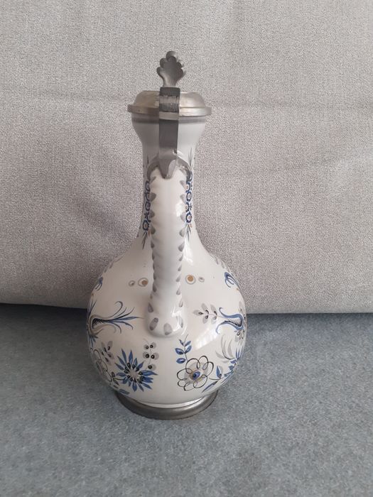 Butelka na wino z klapką cynową ULMER KERAMIK