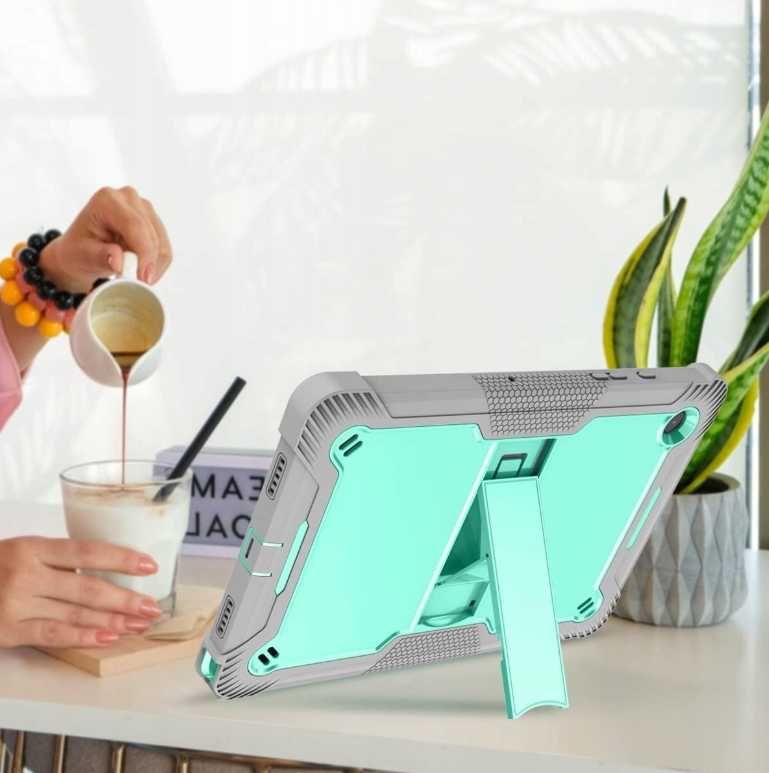 Etui na Tablet Samsung Galaxy Tab A7 10,4" z Paskiem Miętowy Szary