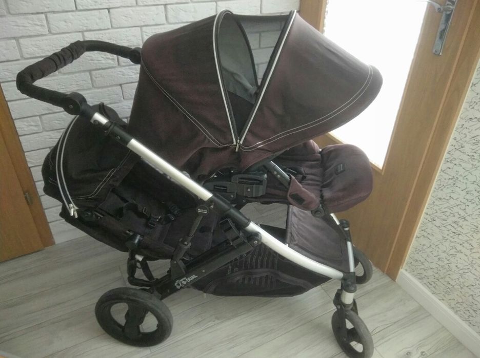 Wózek bliźniaczy, rok po roku Britax B-Dual + fotelik Romer