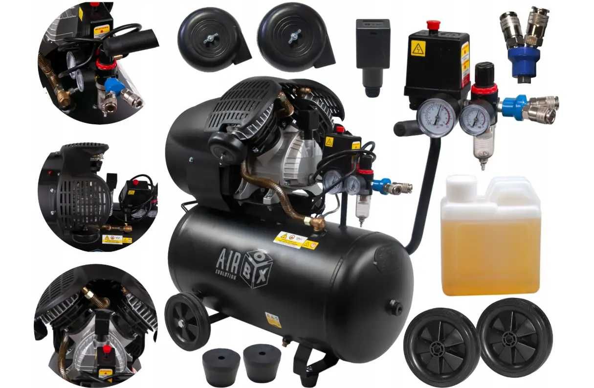 Компресор повітряний Airbox 50 л 2.2 кВт 10атм 320 л/хв компрессор PL