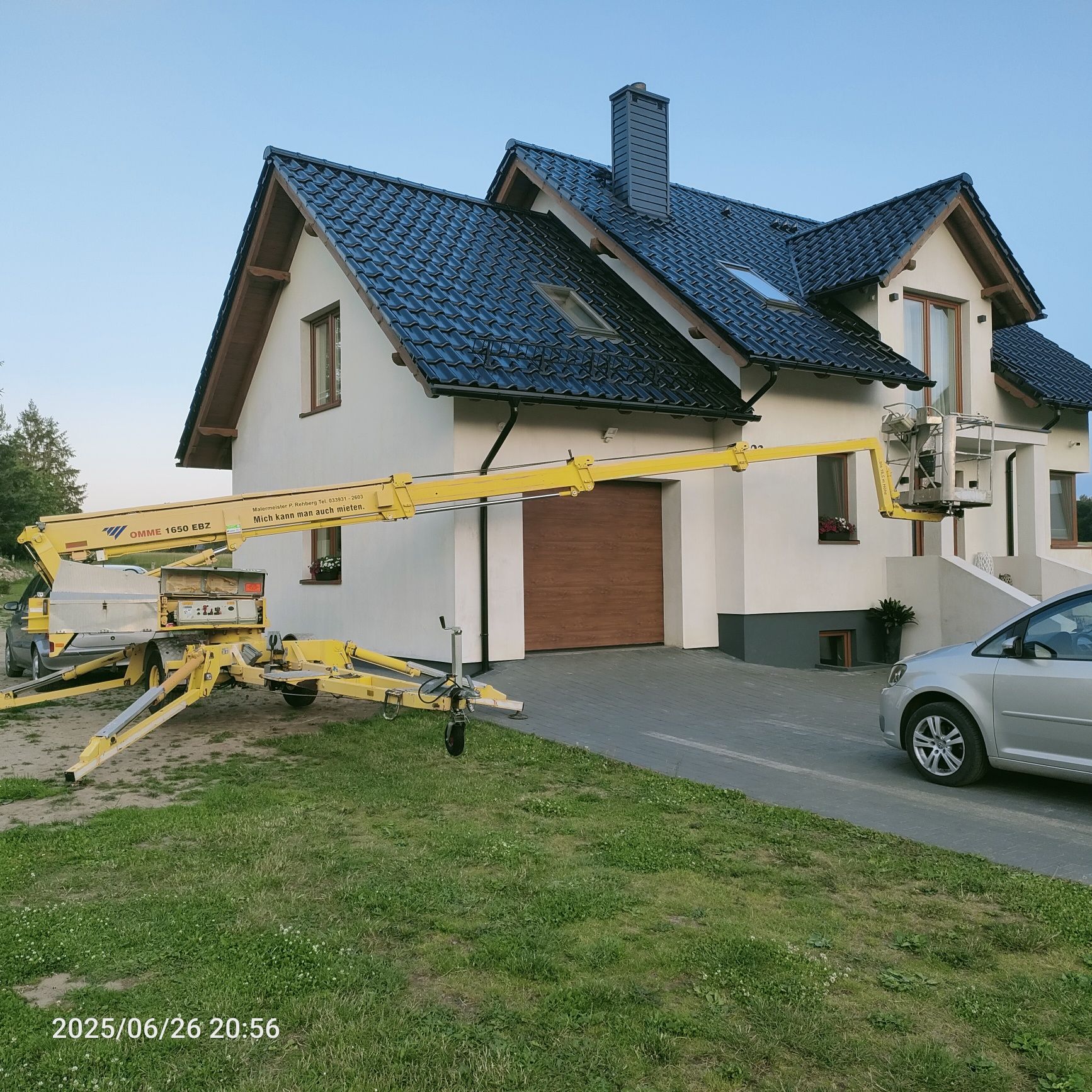 Omme lift 1650 podnośnik na przyczepie zwyżka
