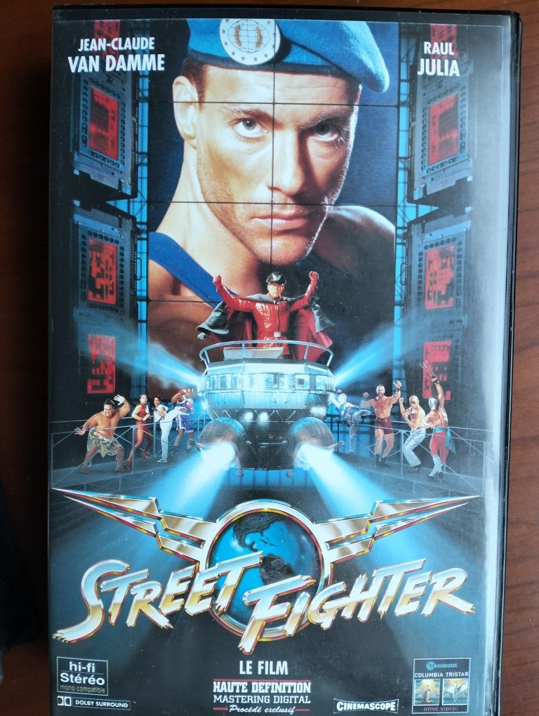 Pack VHS Van Damme Street Fighter + Universal Soldier versão francesa
