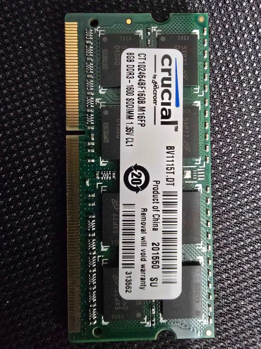 Pamięci DDR3 SOSIMM 8GB + 2GB Synology