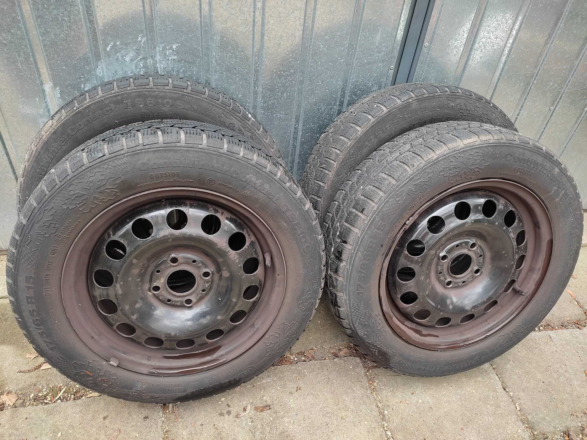 Koła Felgi MINI 5.5Jx15 4x100 Opony zimowe Continental 175/65/R15