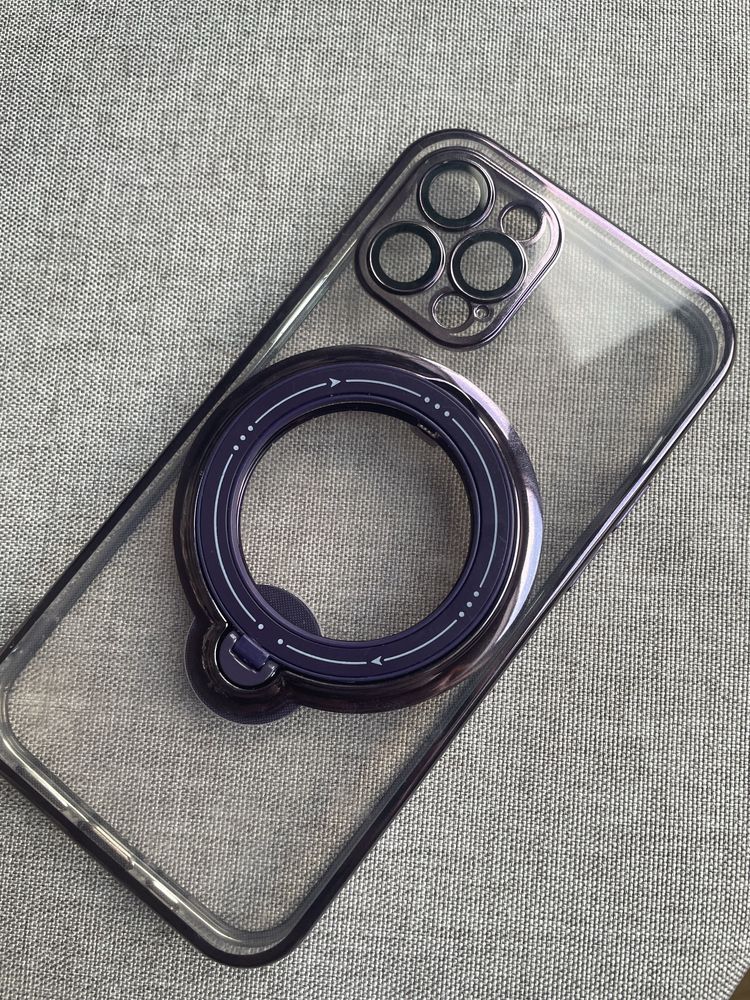 Iphone 12 Pro MagSafe case etui z ringiem