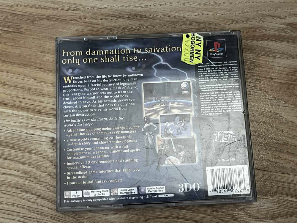 Warriors of Might and Magic Ps1