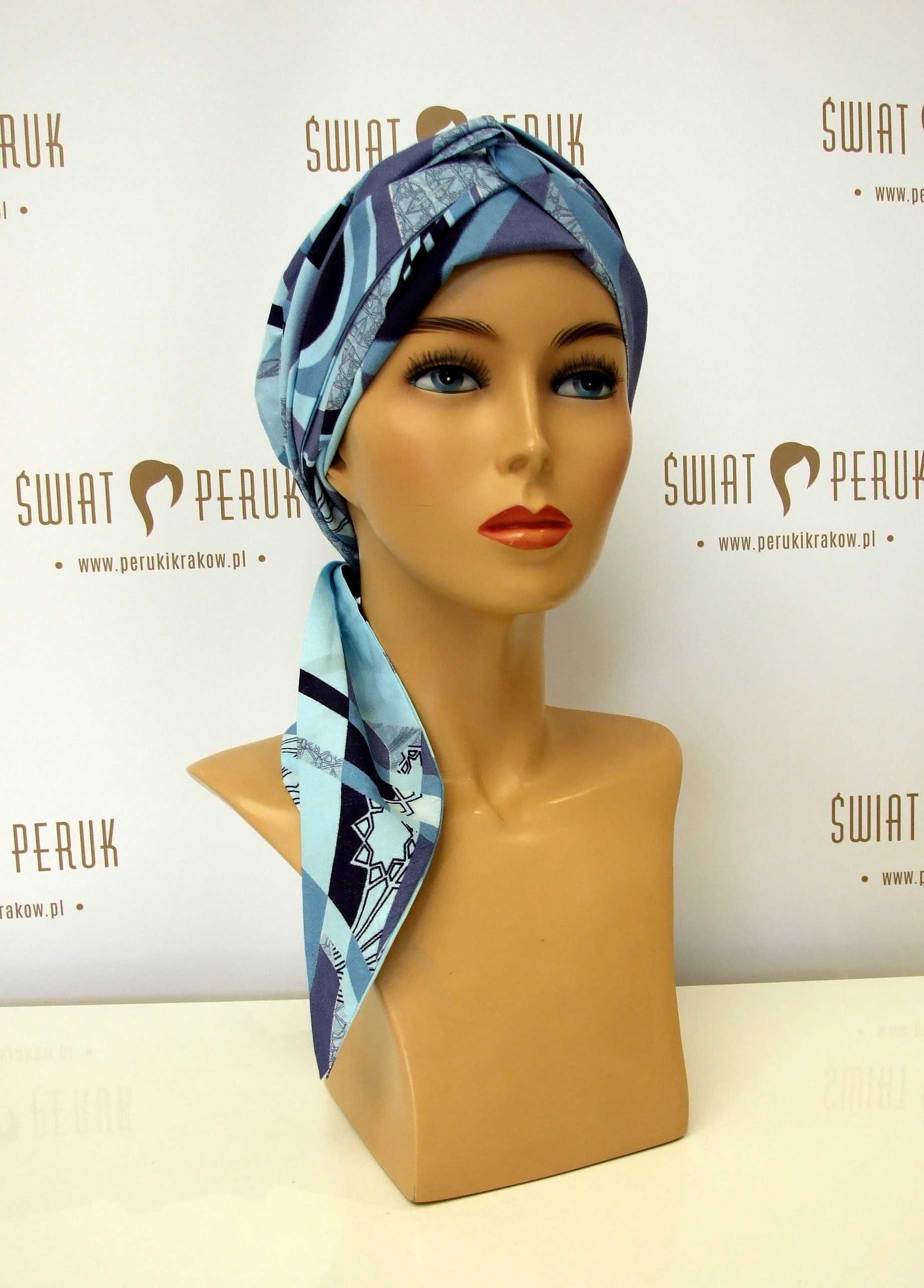 Turban z długim wiązaniem Końskie