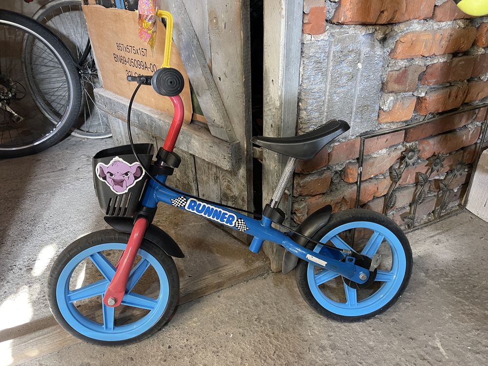 Rowerek biegowy plus kask