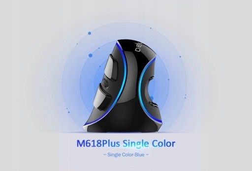 MYSZ ergonomiczna przewodowa DELUX M618 PLUS NOWA Hit cenowy Wyprzedaż