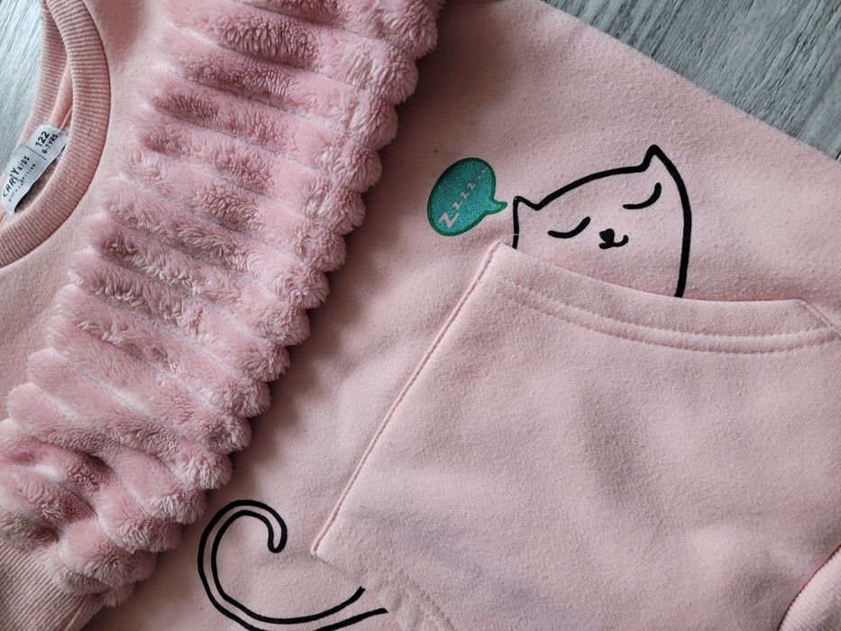 Zestaw bluza getry ocieplane 122/128 cm