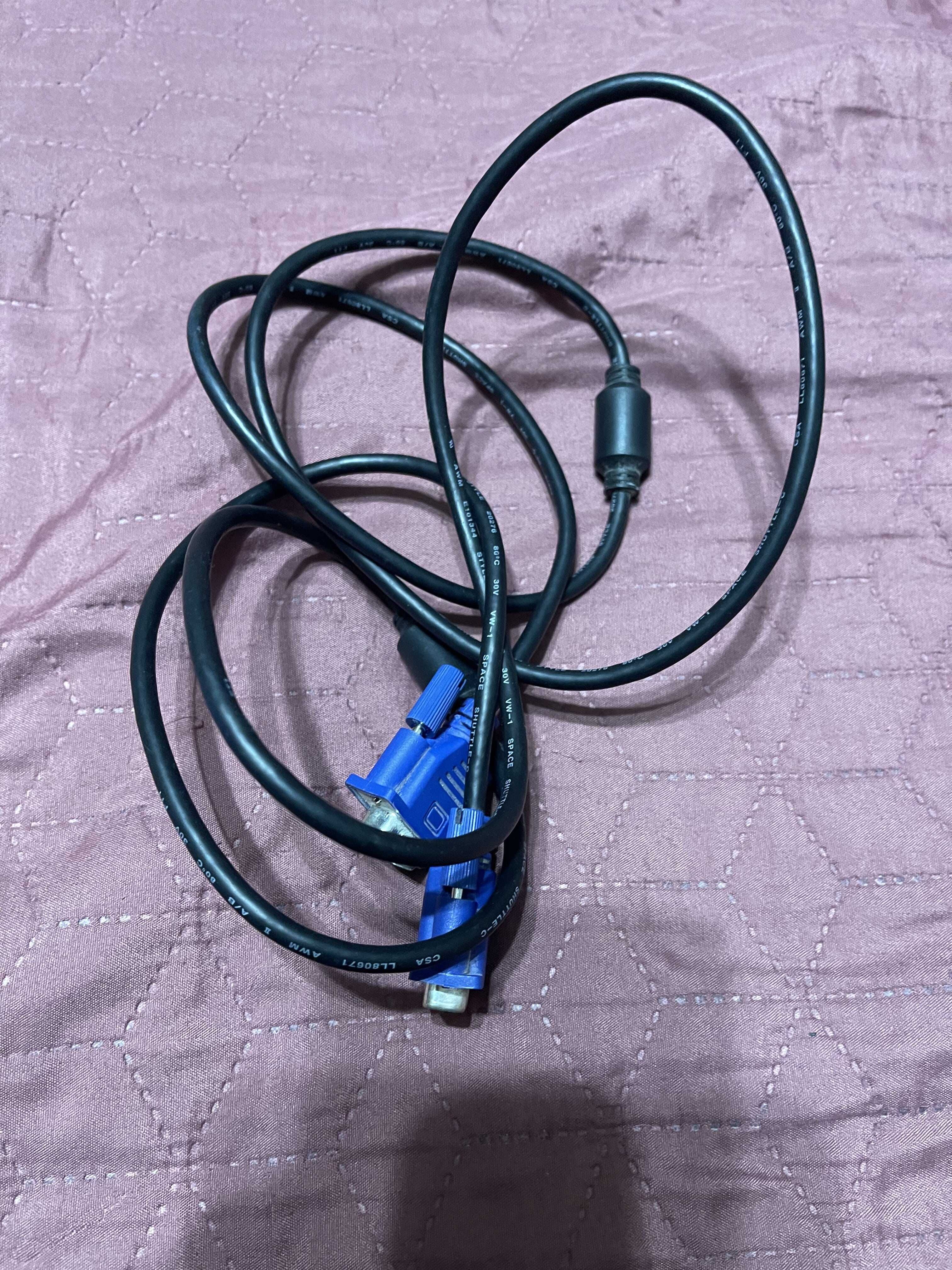 Продам шнури для монітора DVI, VGA
