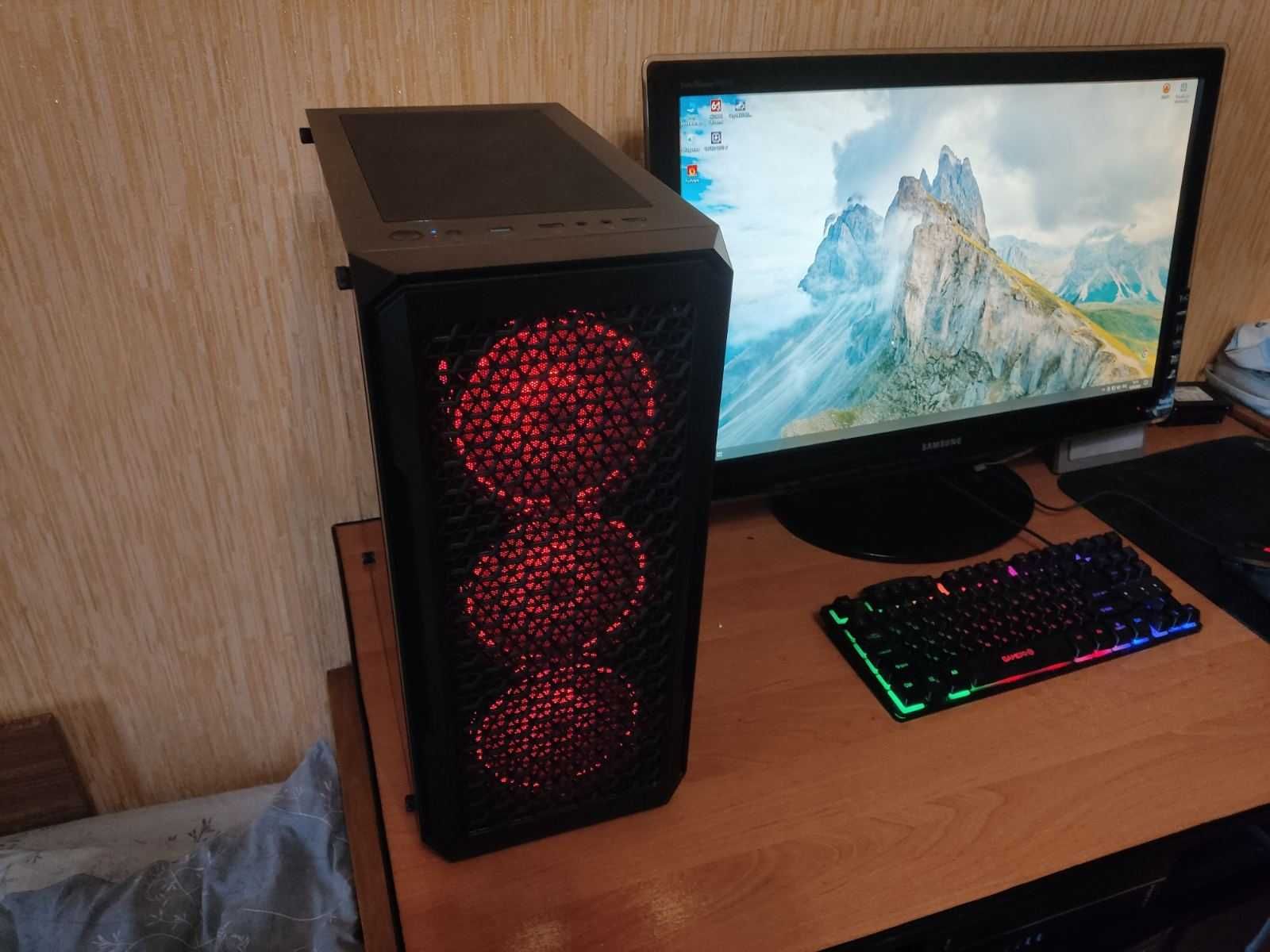 ИГРОВОЙ КОМП AMD Ryzen 5 5500, GTX 1660 (6 Gb),DDR4 (16 Gb),SSD 256 Gb