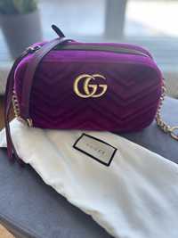 Torebka Gucci Marmont fioletowa/ Stan idealny !