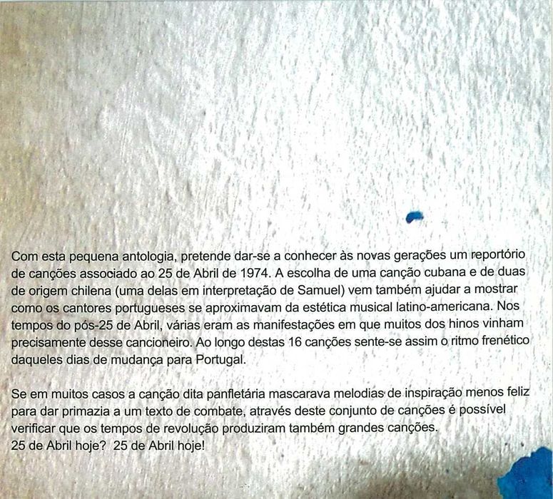CD 25 Abril? 25 Abril!