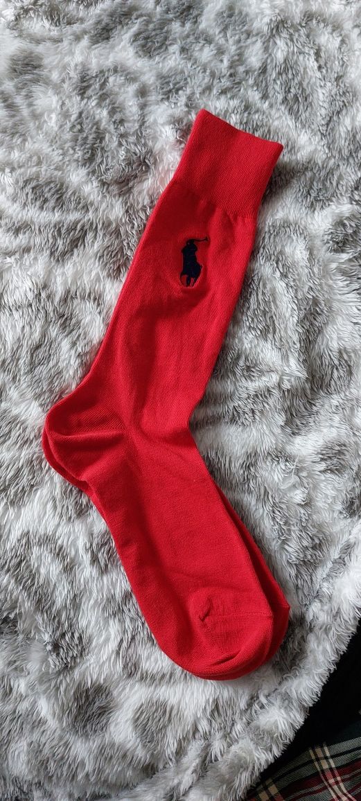 Skarpetki czerwone Ralph Lauren