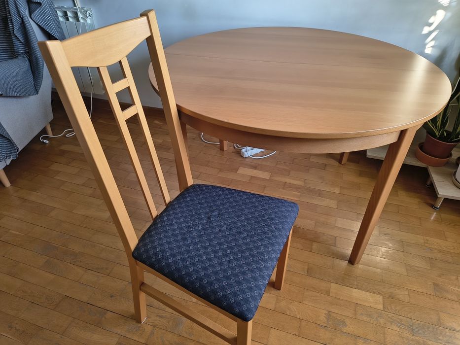 Krzesła Ikea Aron - 4szt, chabrowe