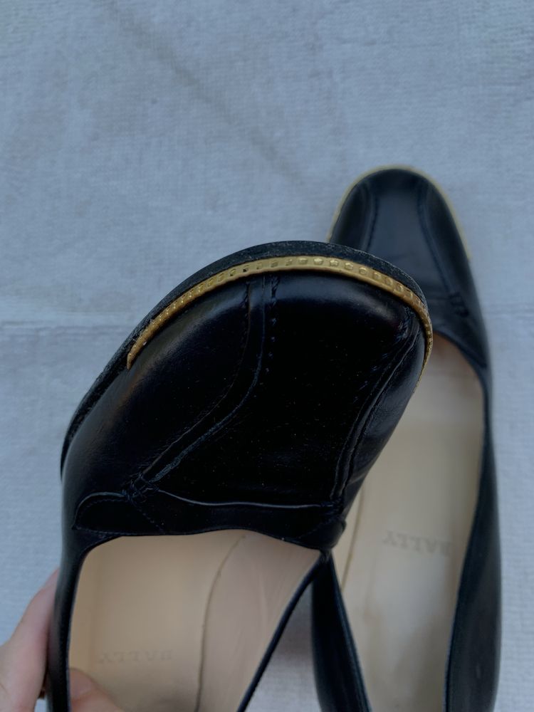 Bally шкіряні вінтажні туфлі