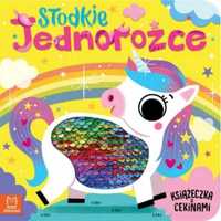 Słodkie jednorożce. Książeczka z cekinami - Grażyna Wasilewicz