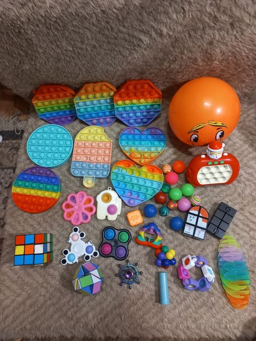 Головоломки, радуга, попыт, антистресс