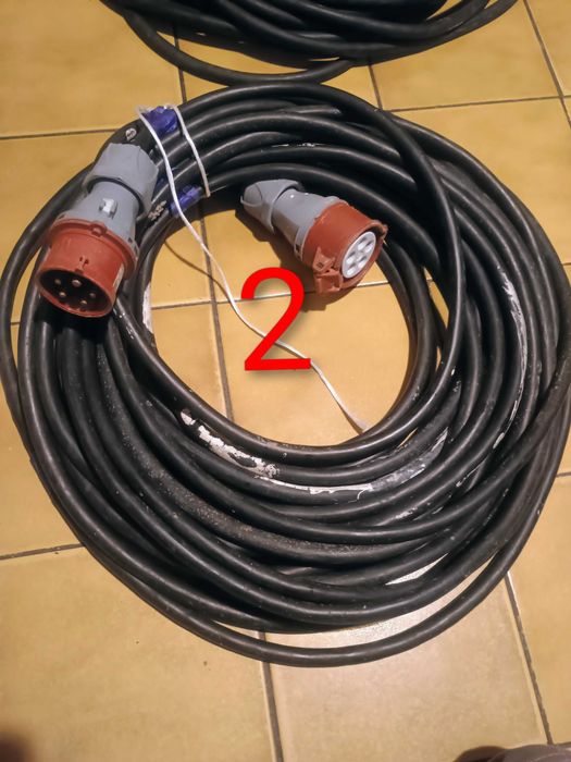 Kable przewody 5x2.5 gumowe 3x25mb