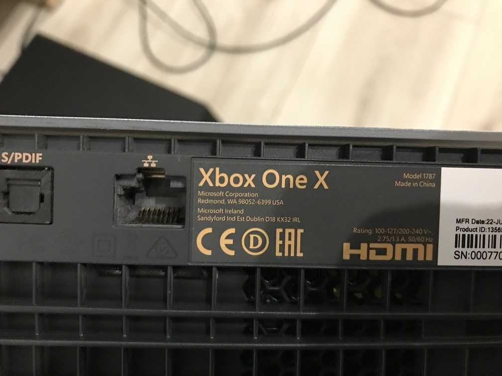 Microsoft Xbox One X 1TB Edycja limitowana Gears 5, stan idealny