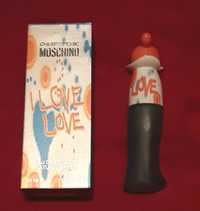 Frasco perfume VAZIO Moschino I Love Love, para colecção