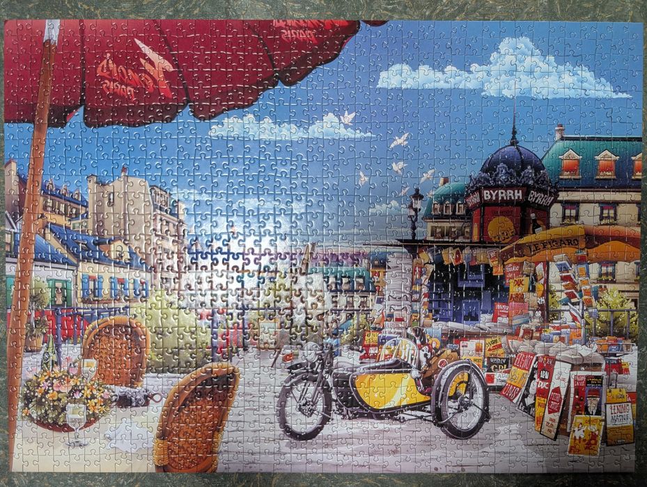 Kompletne puzzle WHSmith 1000 Paris newspaper stand