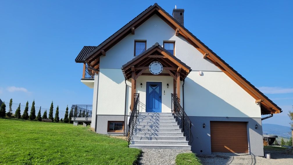 Dom z Jacuzzi willa strefa SPA (balia, sauna) Beskidy Góry wakacje