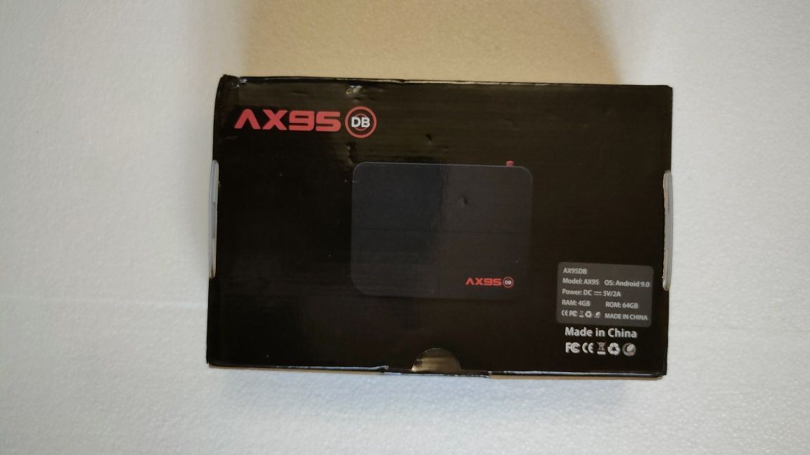 TV Box  AX95DB  4/64 GB  S905X3  Новый. ТВ приставка.