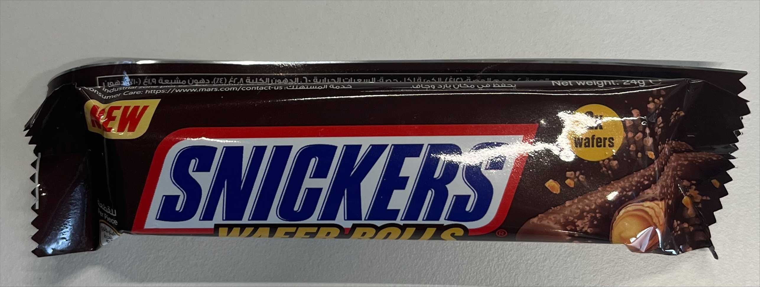 Snickers Wafer Rolls 24g x 12szt