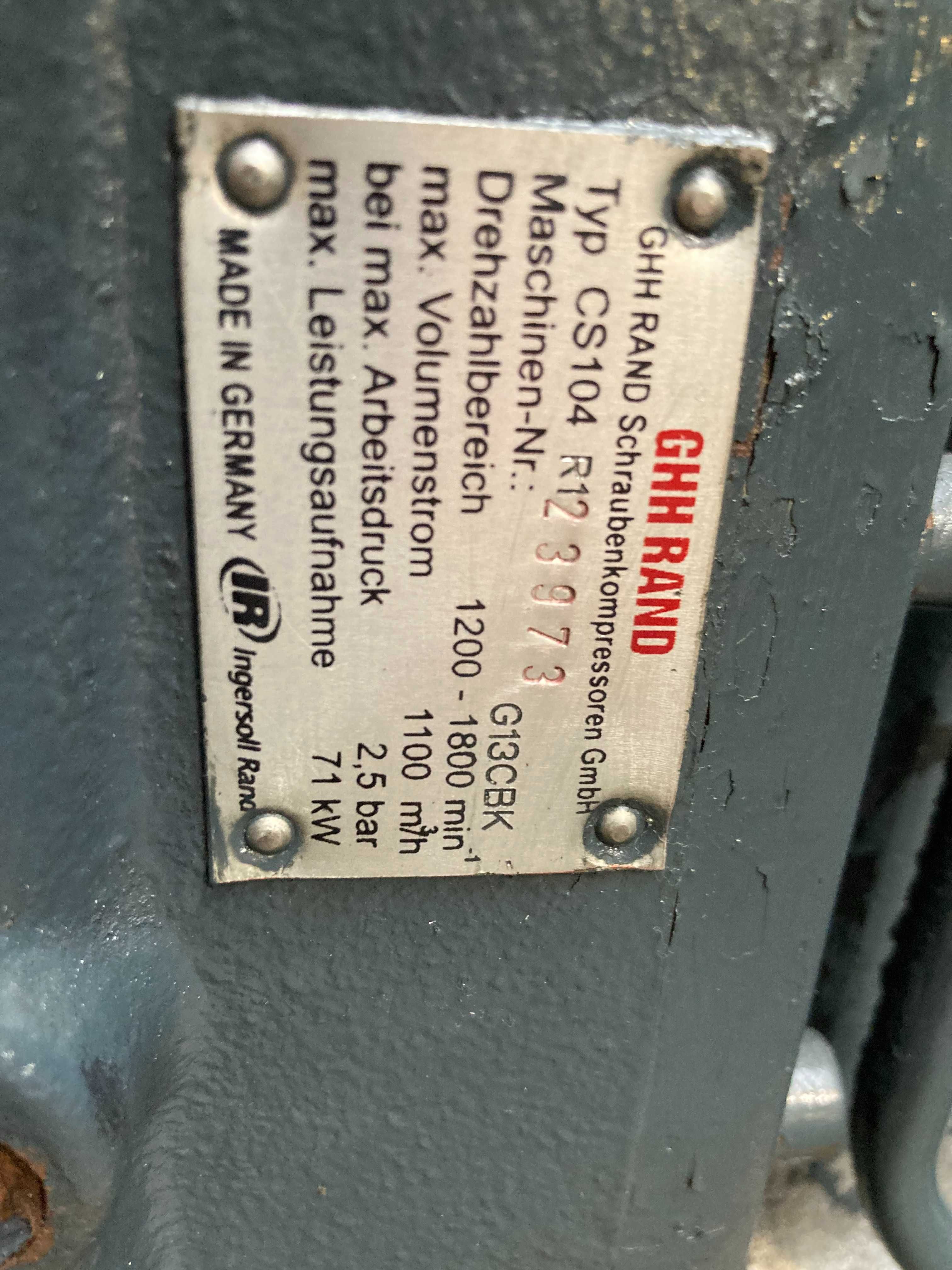 GHH Ingersoll kompresor śrubowy CS1200IC