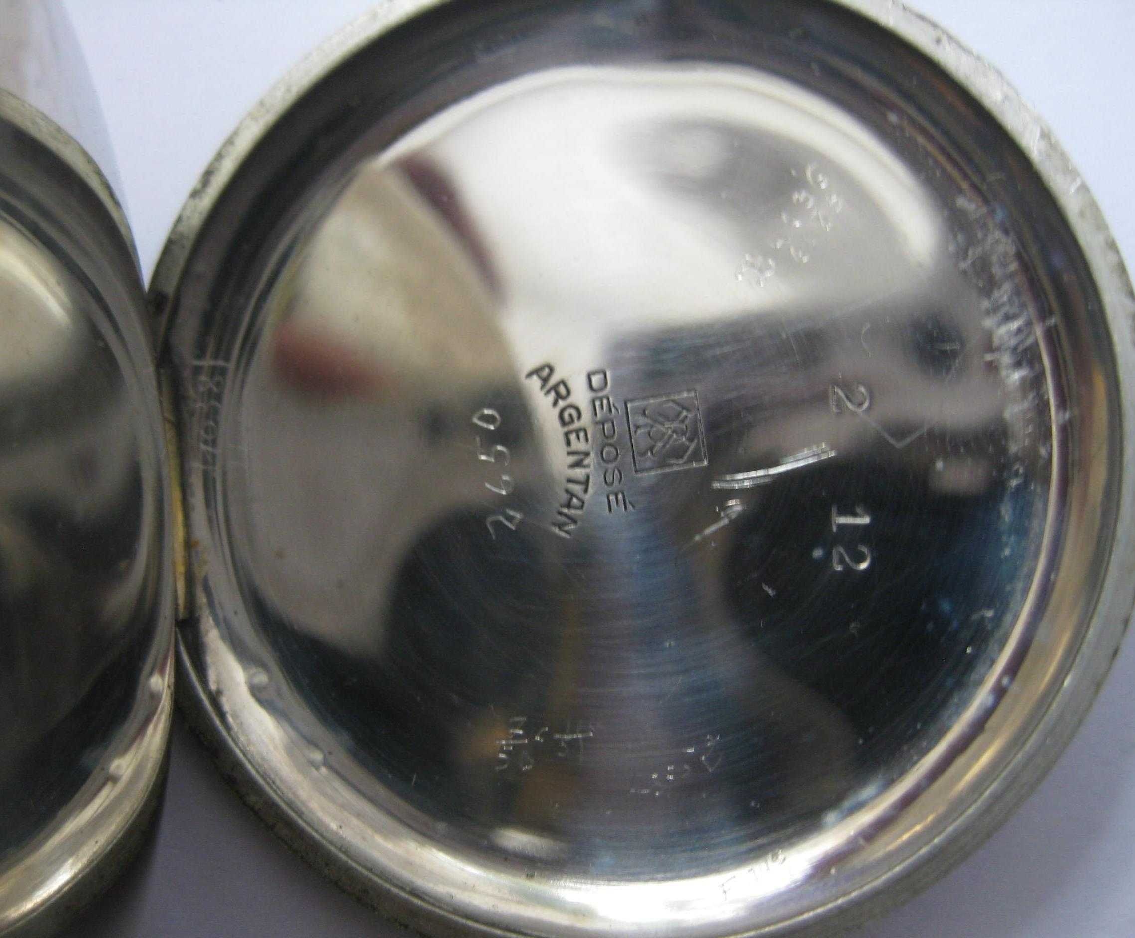 Zegarek kieszonka Art Deco lata ok 1940 Regulatuer