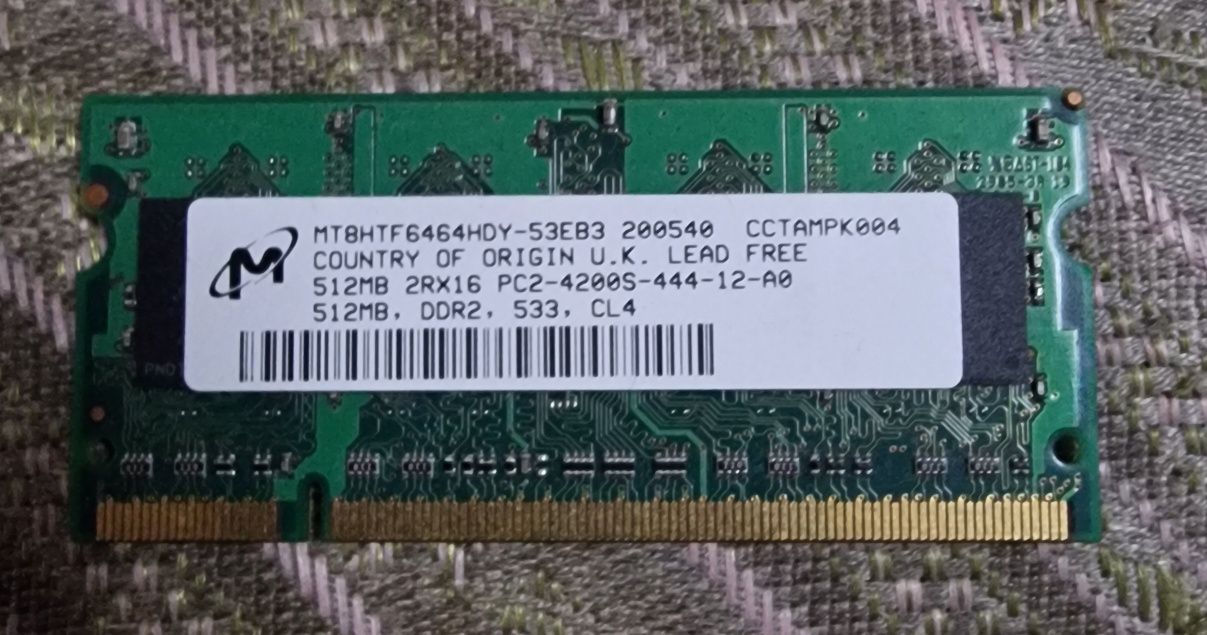 Memoria Ram Sodim DDR2 512MB
