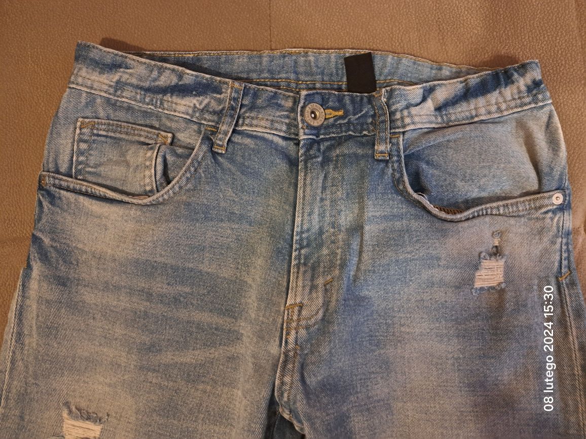 H&M Jeansy 164 Relaxed Trapered leg