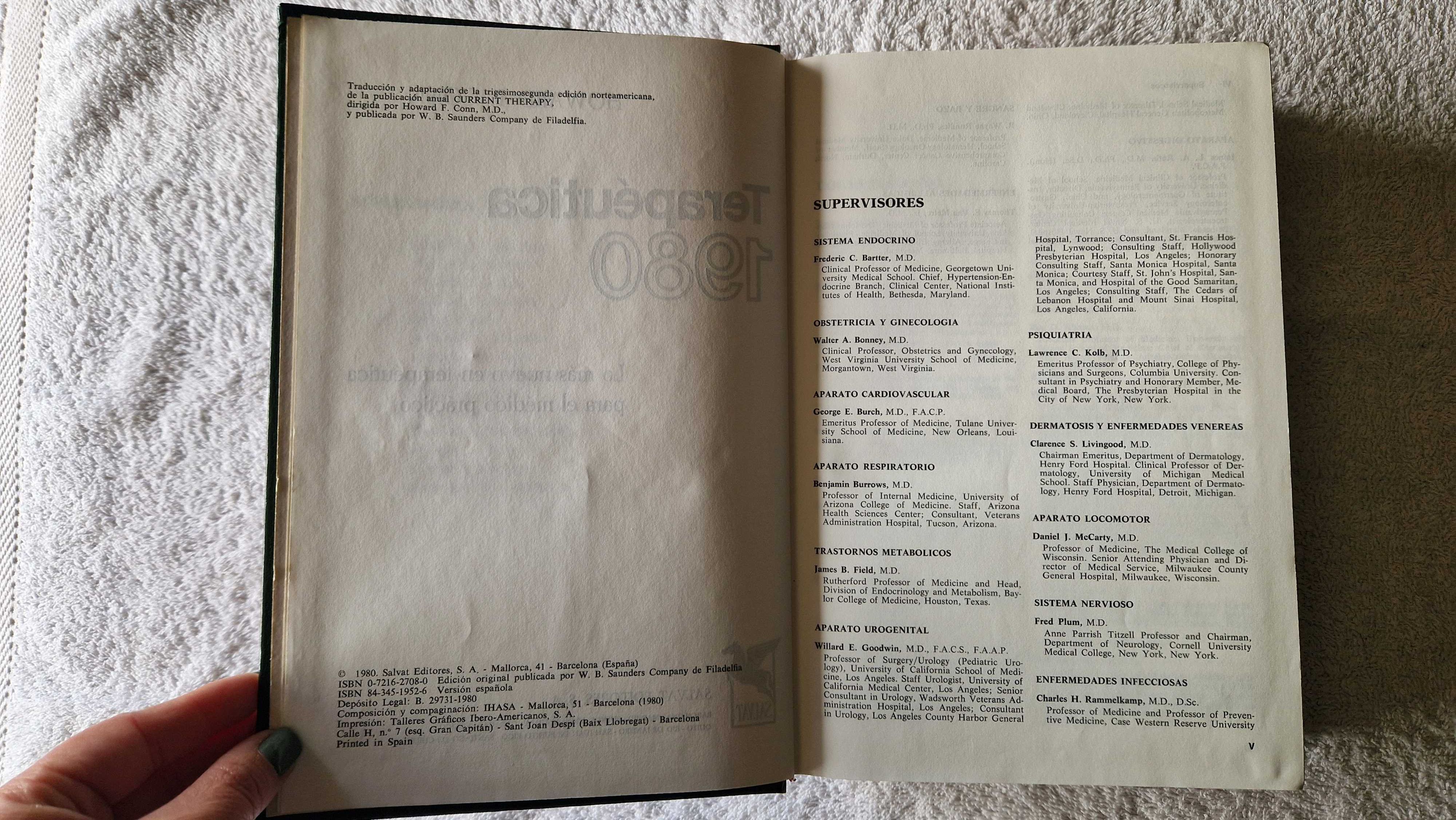 Livro "Terapeutica 1980", Conn
