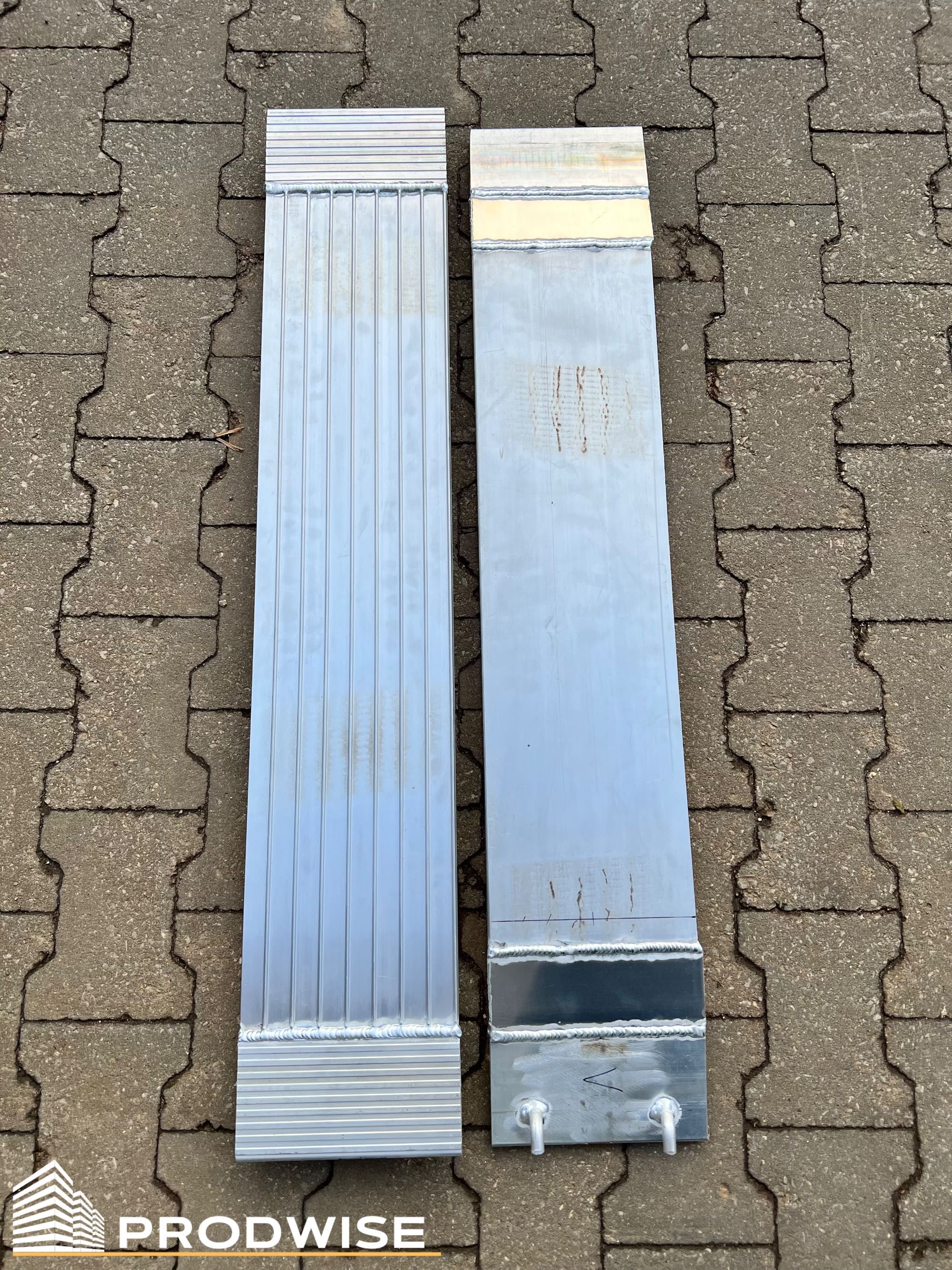 Przedłużki aluminiowe do najazdów / trapów 1000x200 (panel) (1m, 1,2m)