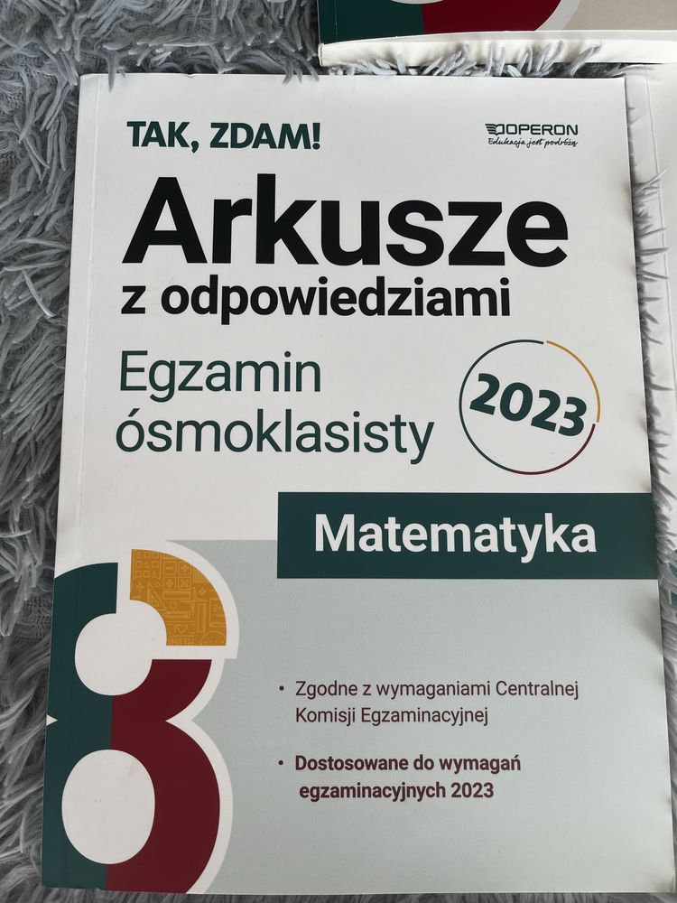 Arkusze z odpowiedziami Egzamin ósmoklasisty