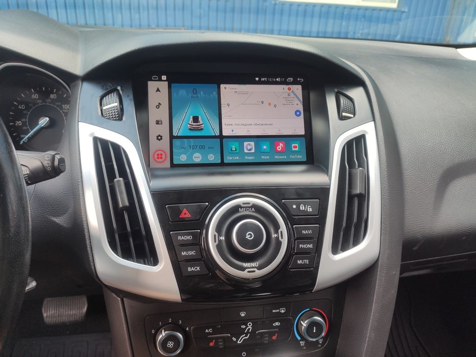Штатная магнитола для Ford Focus 4G QLED 8 ми ядерный .