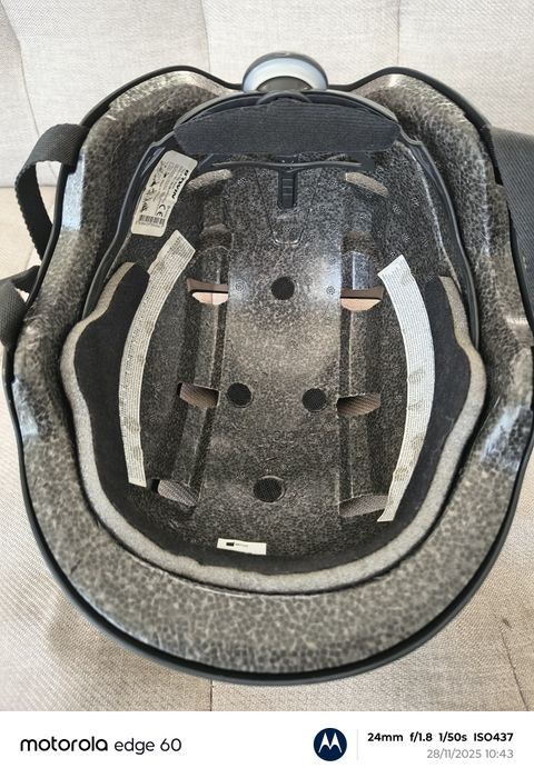 Bomba de pé para bicicleta + Capacete ciclismo