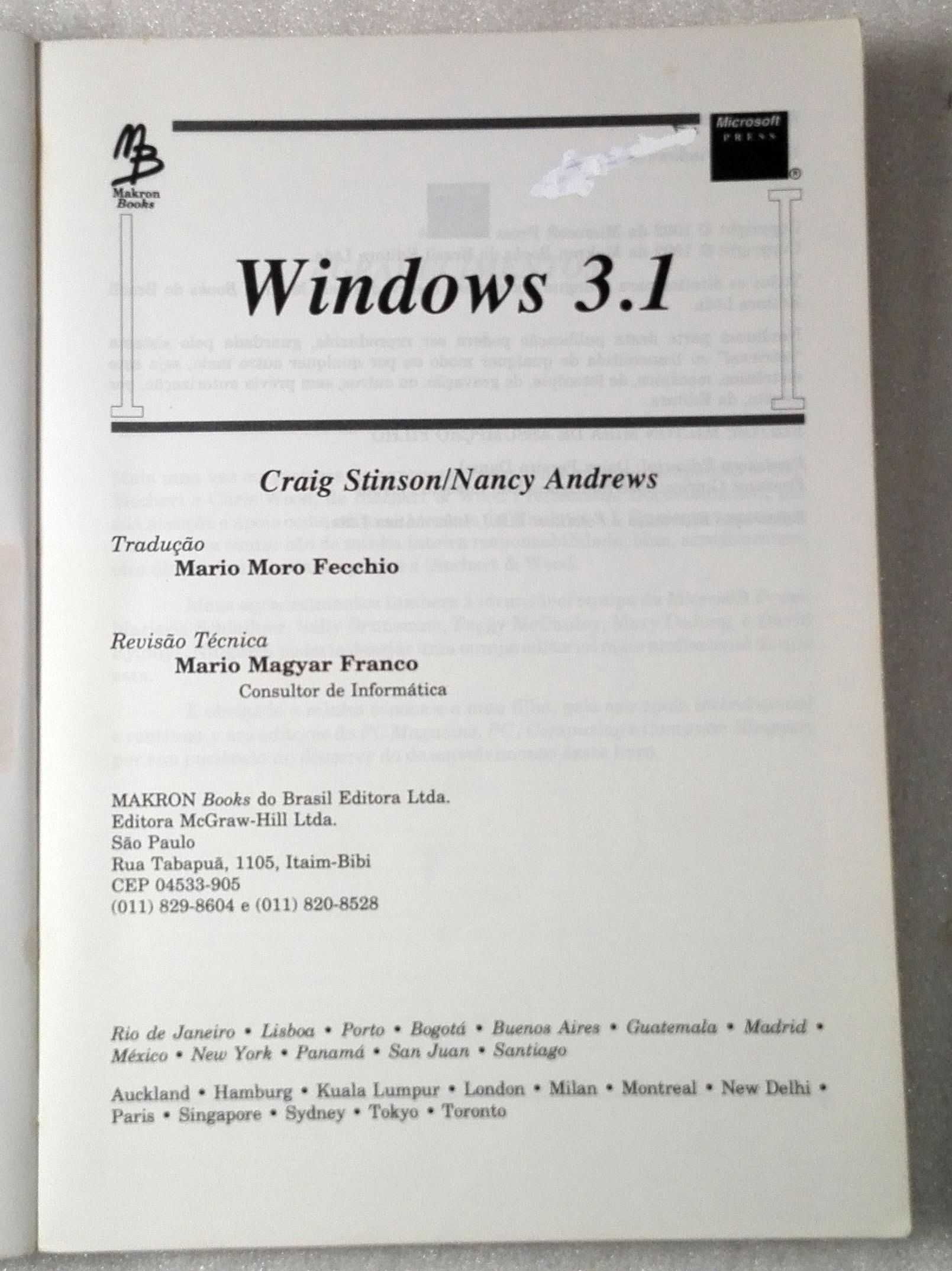 Livro Windows 3.1