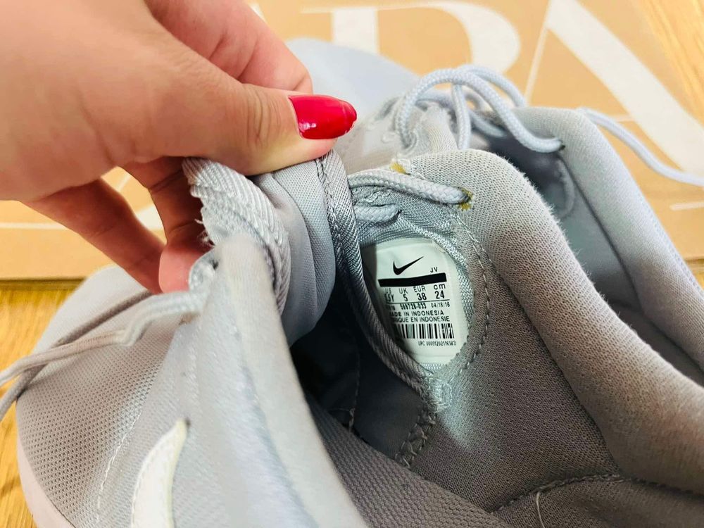 Nike roshe run buty szare sportowe do biegania 38