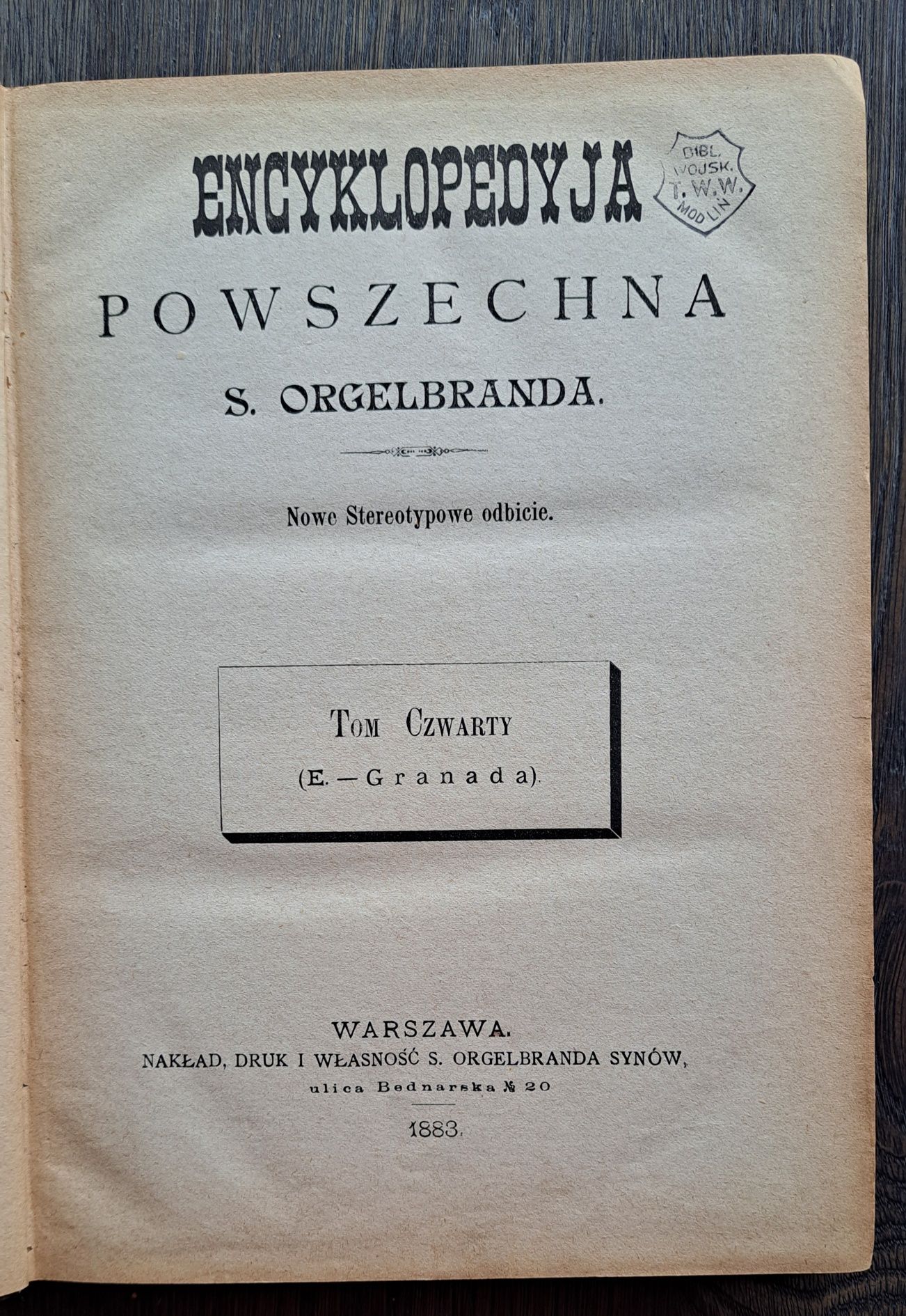 Encyklopedyja Powszechna S.ORGELBRANDA