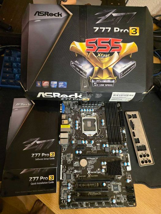 Продам топову материнську плату Asrock Z77 Pro3