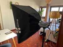 SMALLRIG RC 120B – Luz de Vídeo Profissional Bicolor com pé e softbox