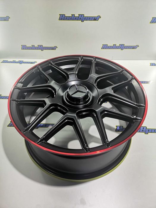 JANTES MERCEDES LOOK AMG COM LIP VERMELHO EM 18 | 5X112 NOVAS