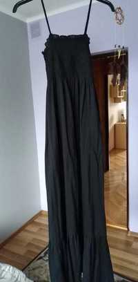 Sukienka długa  maxi z gumkami biust