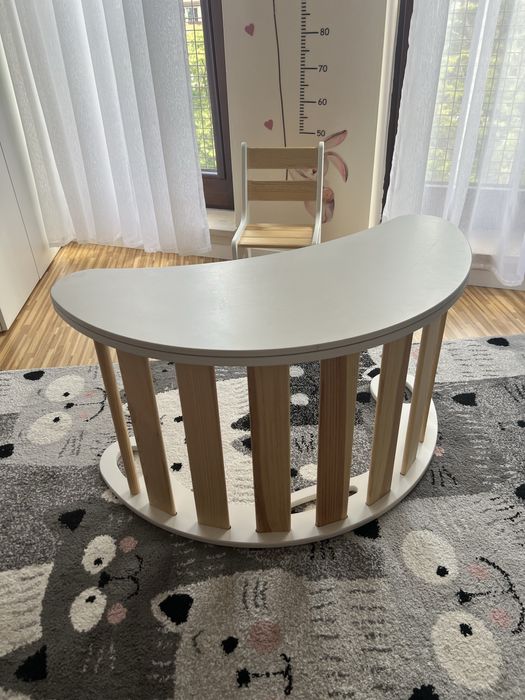 Zesraw Bujak Montessori + blat / stolik + kszeselko 3w1