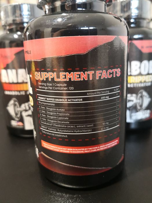 Anabol ripped 120 activator testosteron siła masa rzeźba odchudzanie