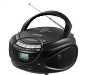 Gelielim Boombox przenośny odtwarzacz CD z Bluetooth radio AM/FM