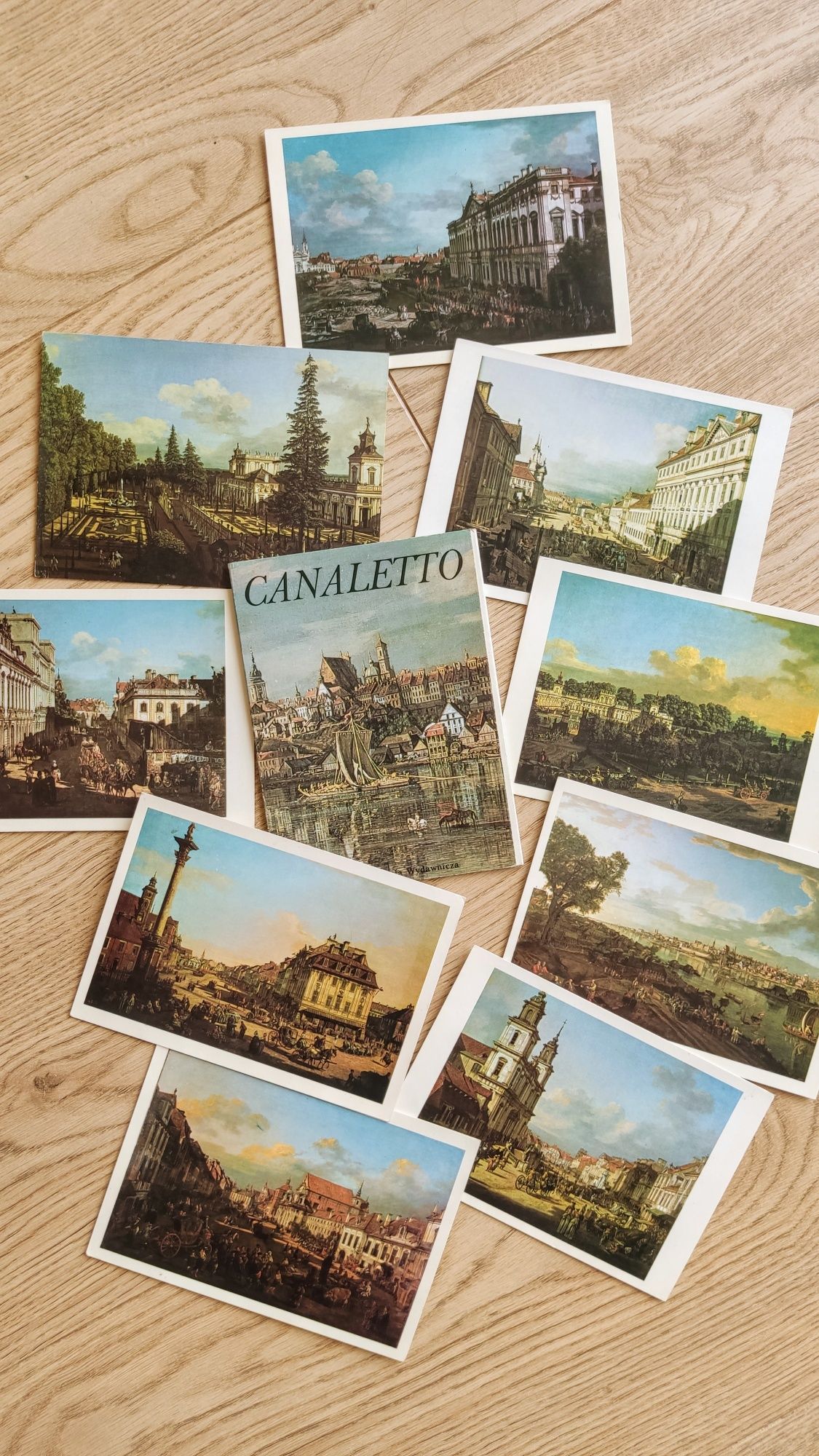 #1 - Canaletto - zestaw 9 pocztówek - Krajowa Agencja Wydawnicza, 1979